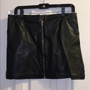 Leather Skirt